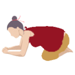 ltags-Yoga Schwangerschaft Balasana-Kind